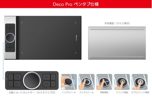 XP-PEN Deco Pro small 【ペンタブレット】