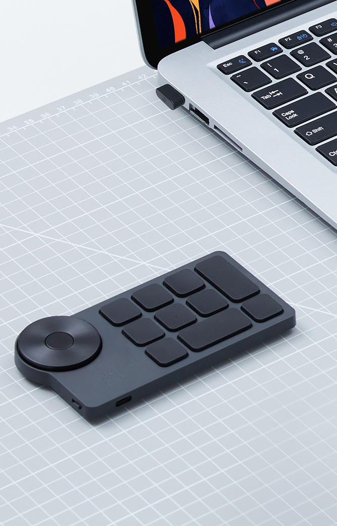 専用レシーバーによるワイヤレス接続
